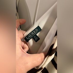 Lauren by Ralph Lauren, zebra dress, NWT, size 12